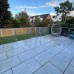 Glass Balustrade with Double Gates to a Raised Patio (Rotherham)